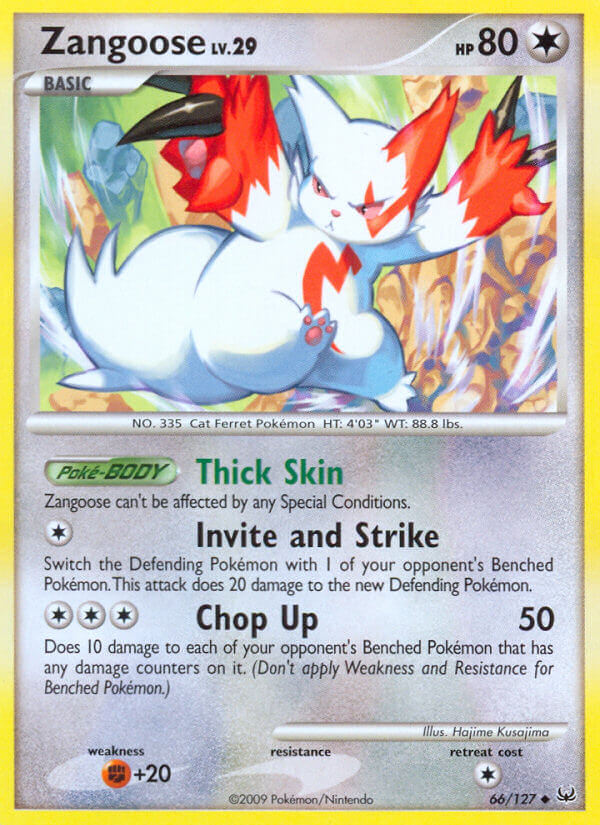 Platinum 066 Zangoose