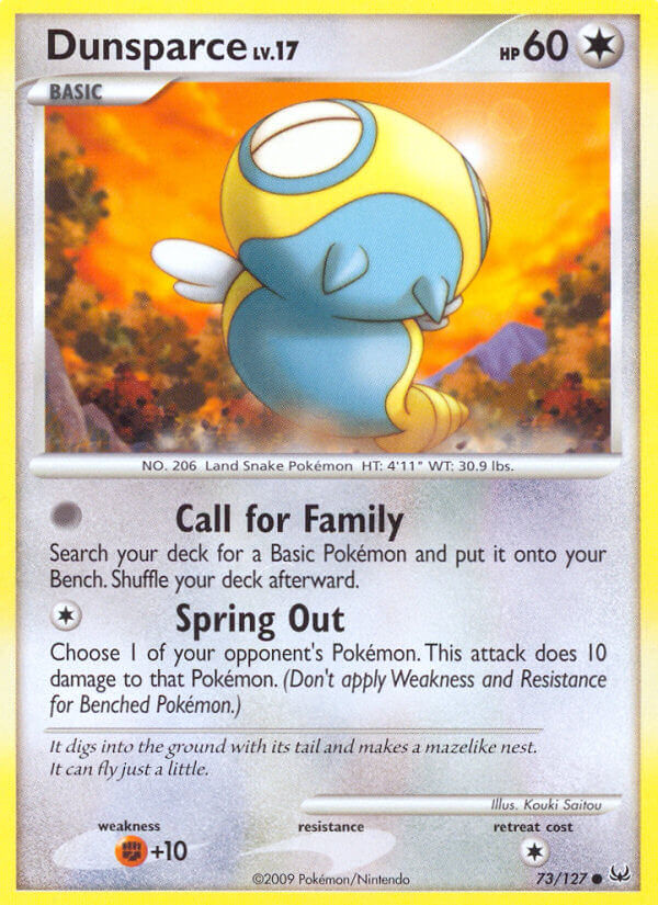 Platinum 073 Dunsparce