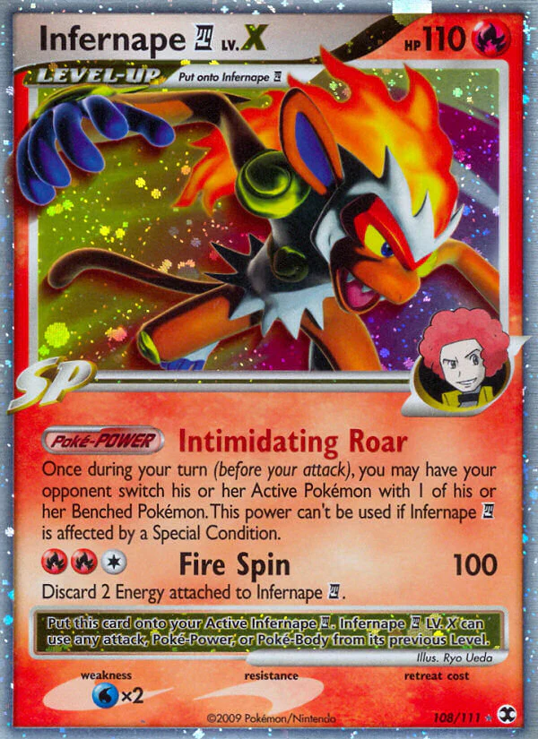 Rising Rivals 108 Infernape E4 Lv.X