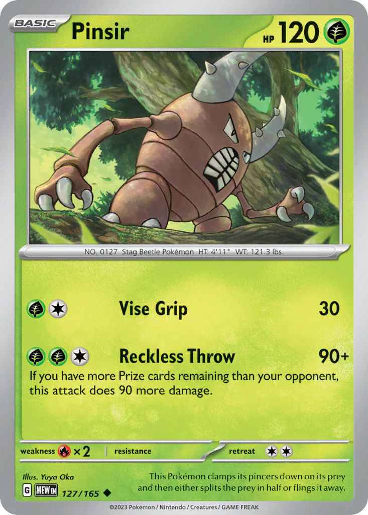151 127 Pinsir