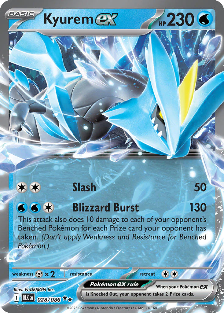 Black Bolt 028 Kyurem ex