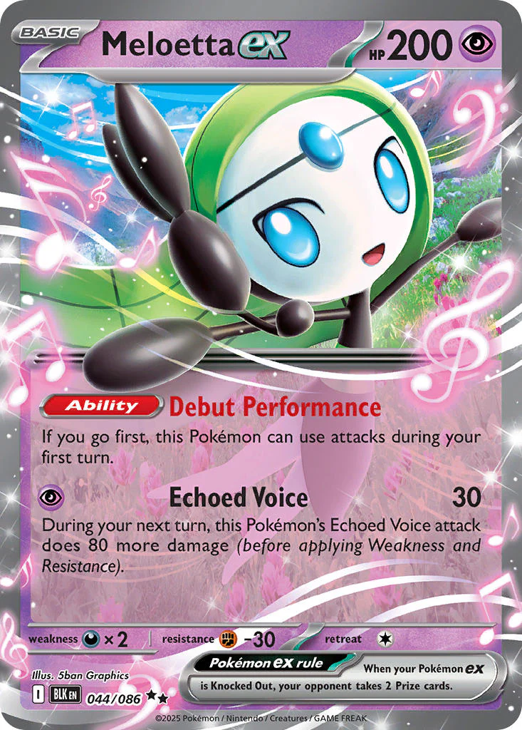 Black Bolt 044 Meloetta ex
