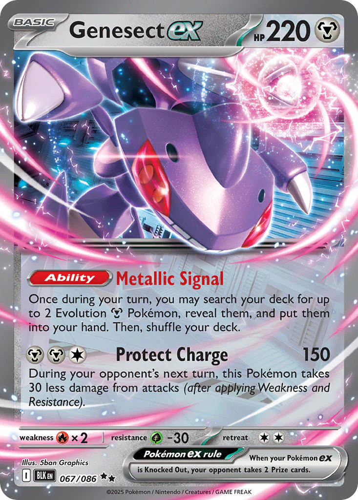Black Bolt 067 Genesect ex