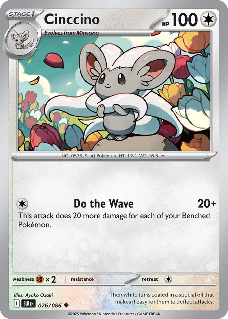 Black Bolt 076 Cinccino