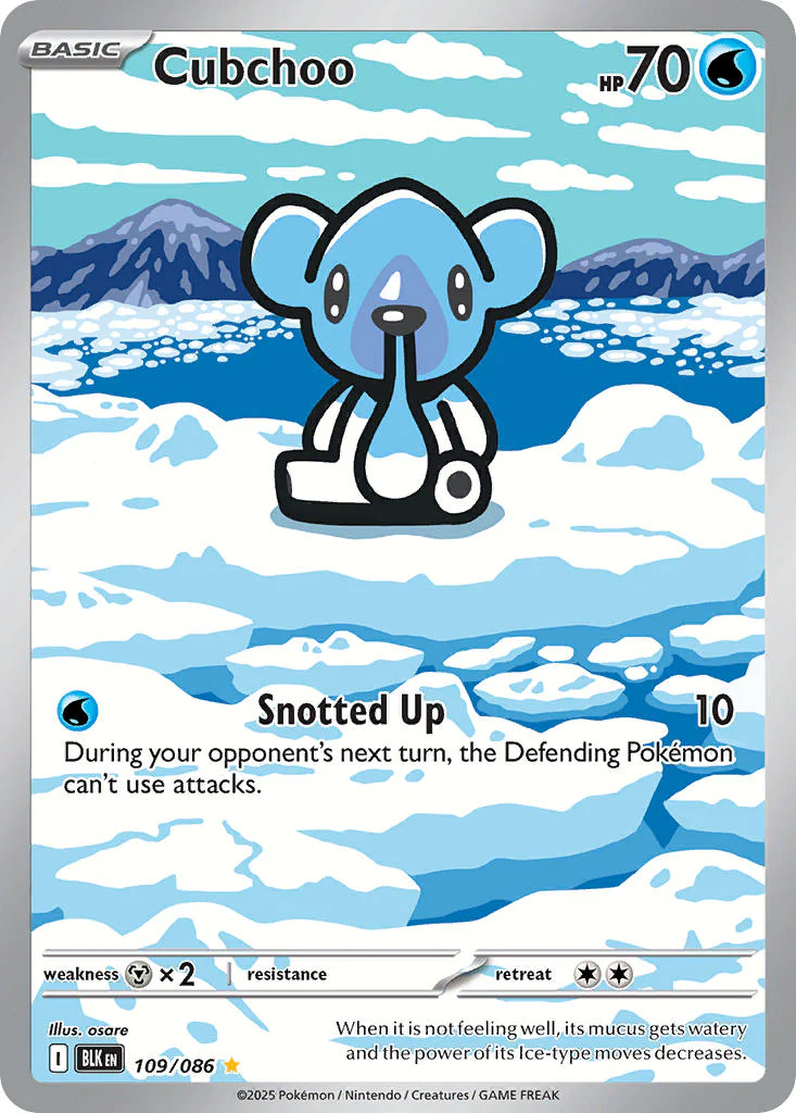 Black Bolt 109 Cubchoo