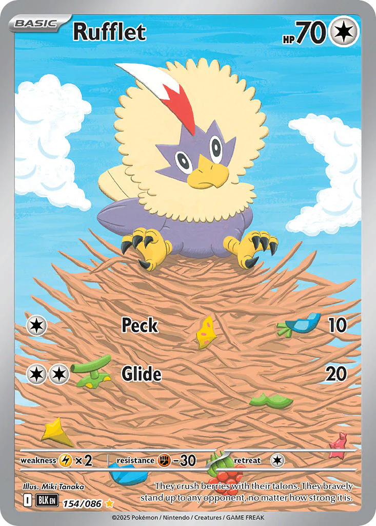 Black Bolt 154 Rufflet