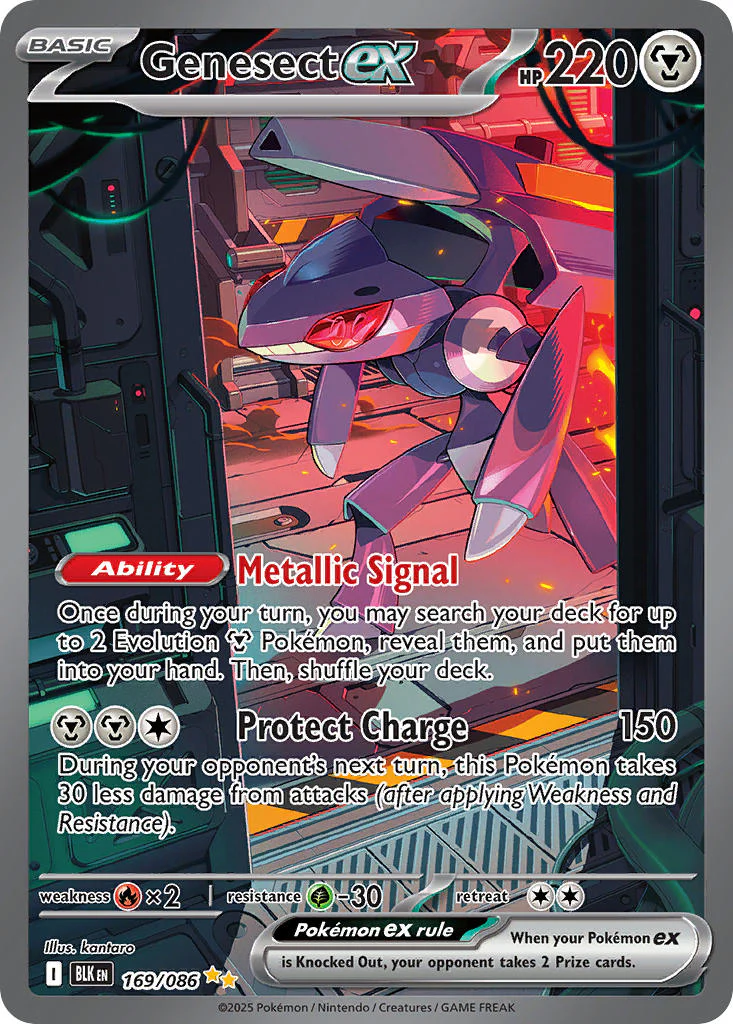 Black Bolt 169 Genesect ex