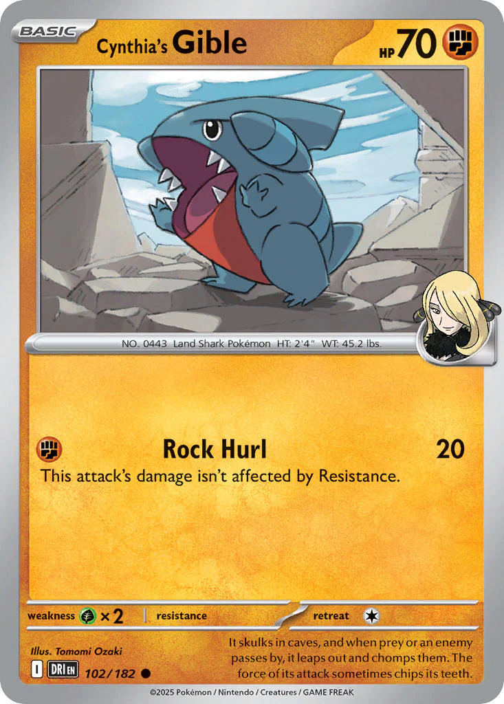 Destined Rivals 102 Cynthia's Gible