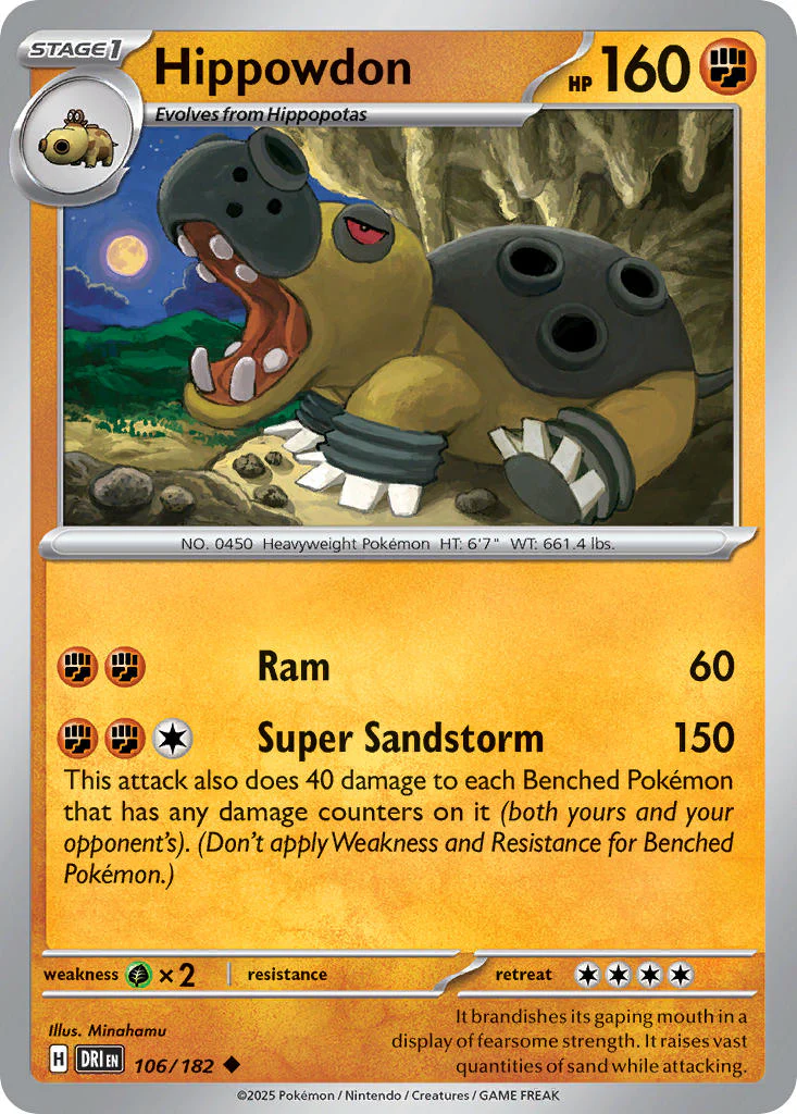 Destined Rivals 106 Hippowdon