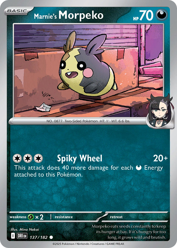 Destined Rivals 137 Marnie's Morpeko