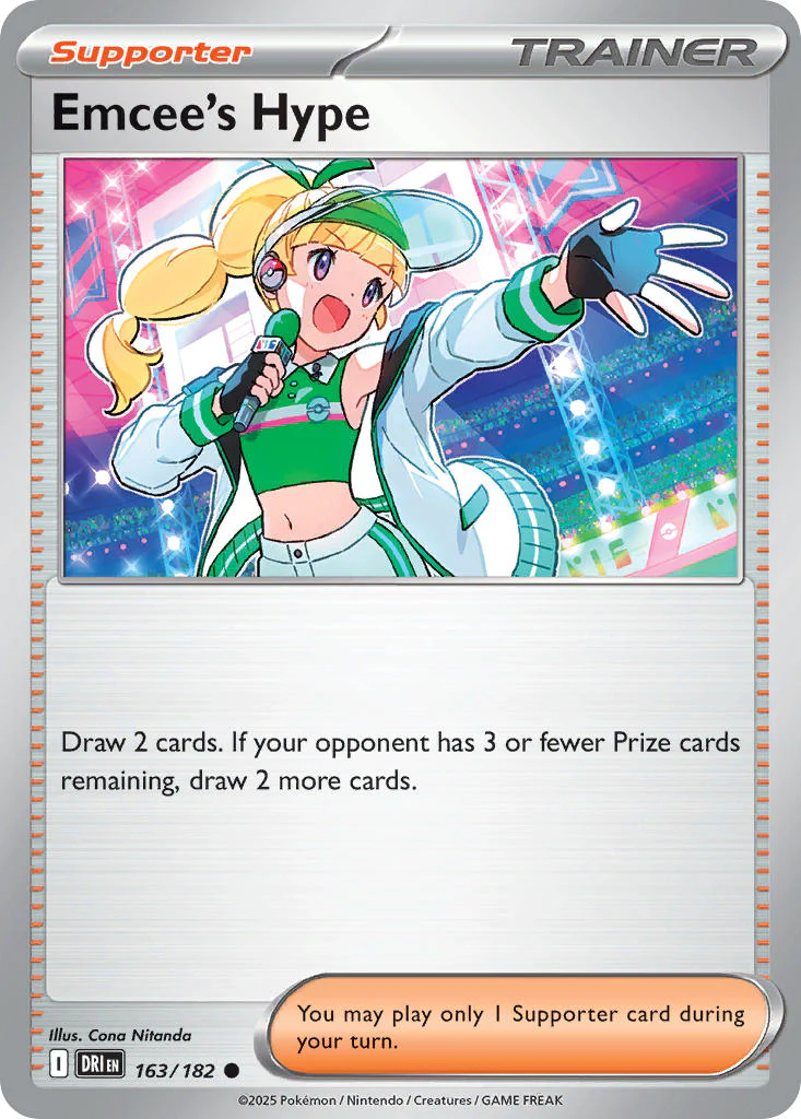 Destined Rivals 163 Emcee's Hype - Reverse Holo