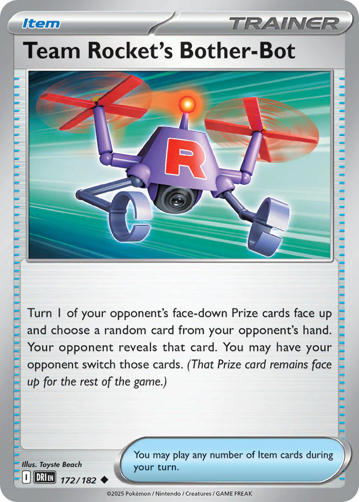 Destined Rivals 172 Team Rocket's Bother-Bot