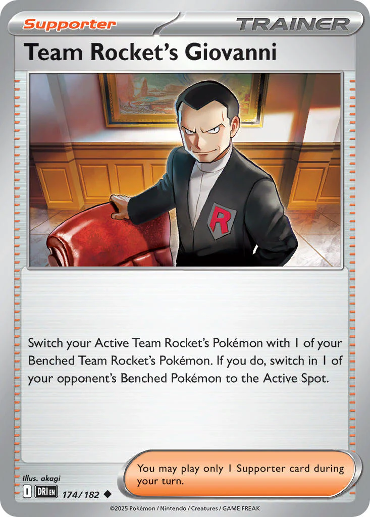 Destined Rivals 174 Team Rocket's Giovanni