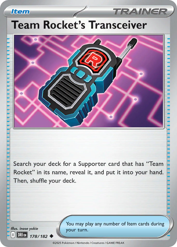 Destined Rivals 178 Team Rocket's Transceiver - Reverse Holo