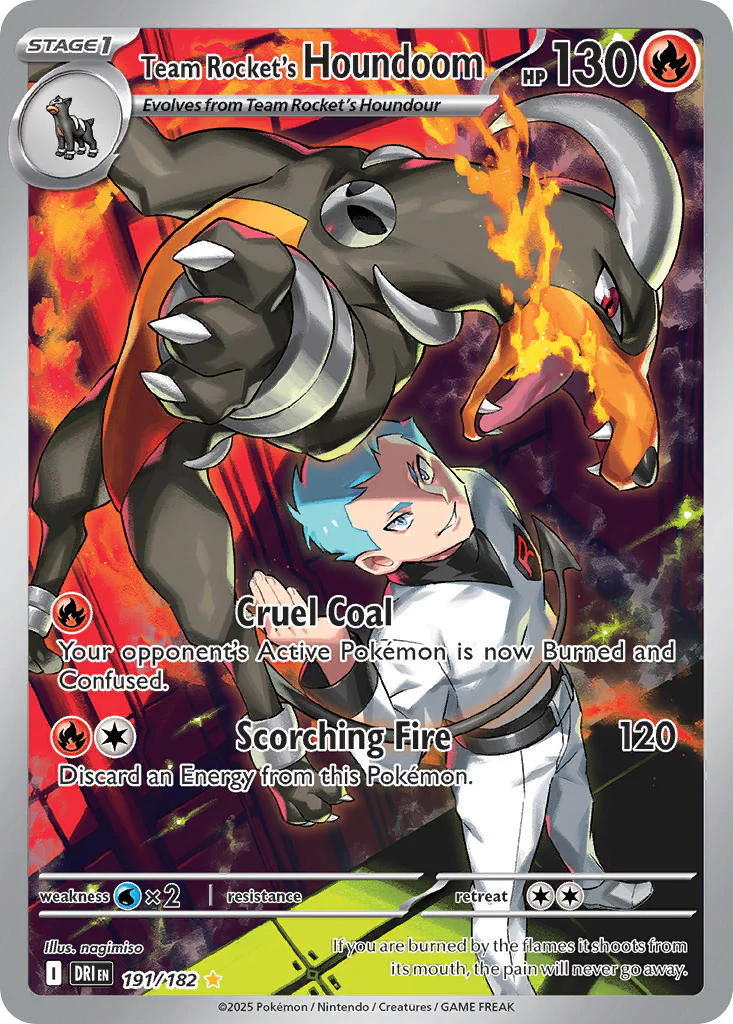 Destined Rivals 191 Team Rocket's Houndoom