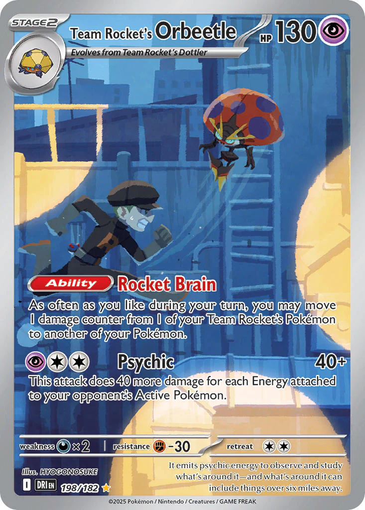Destined Rivals 198 Team Rocket's Orbeetle