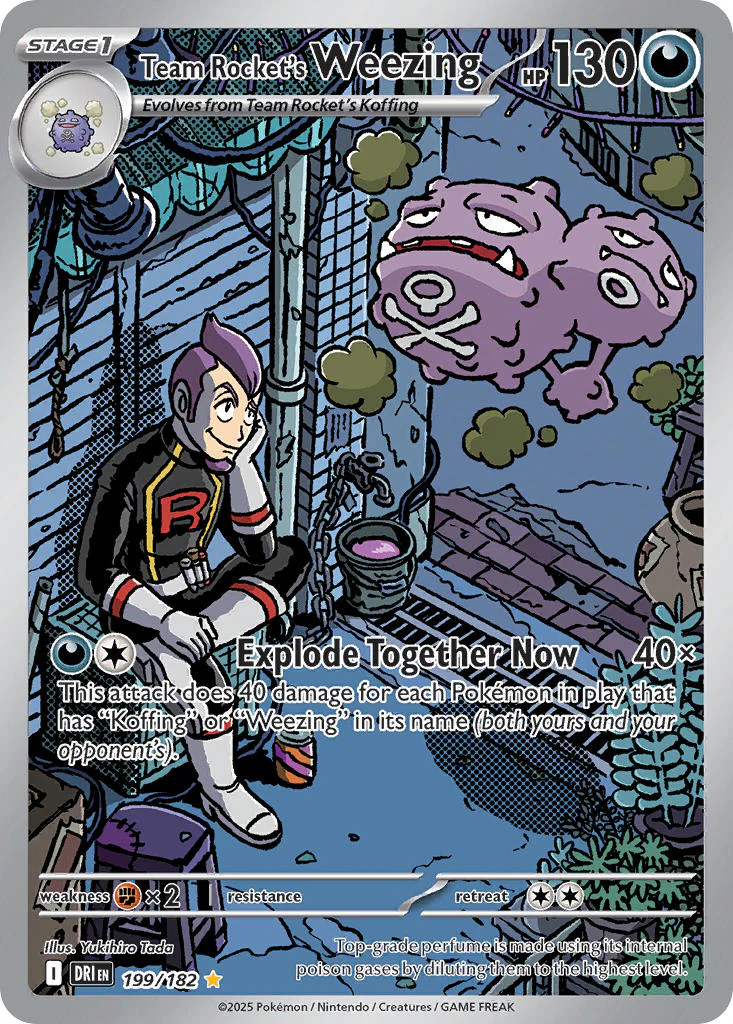 Destined Rivals 199 Team Rocket's Weezing