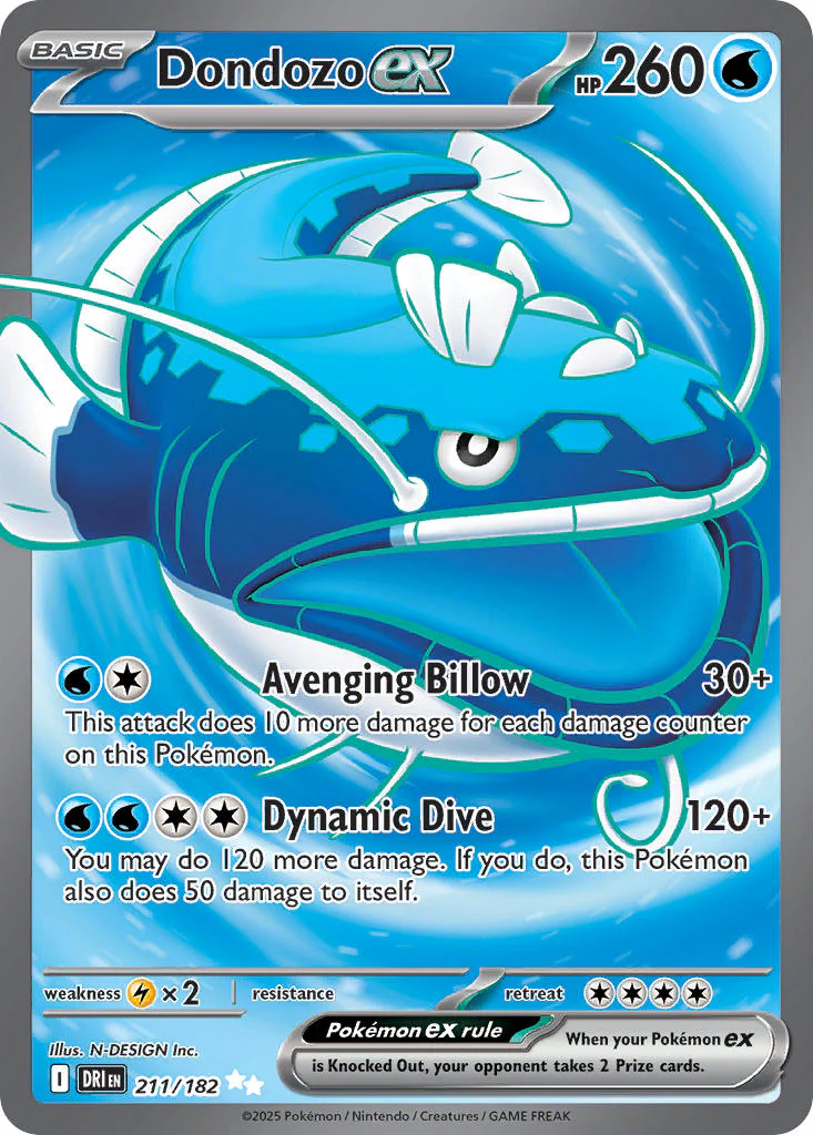 Destined Rivals 211 Dondozo ex