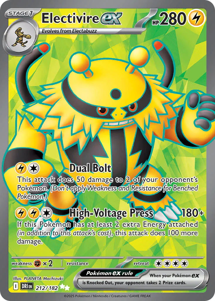 Destined Rivals 212 Electivire ex