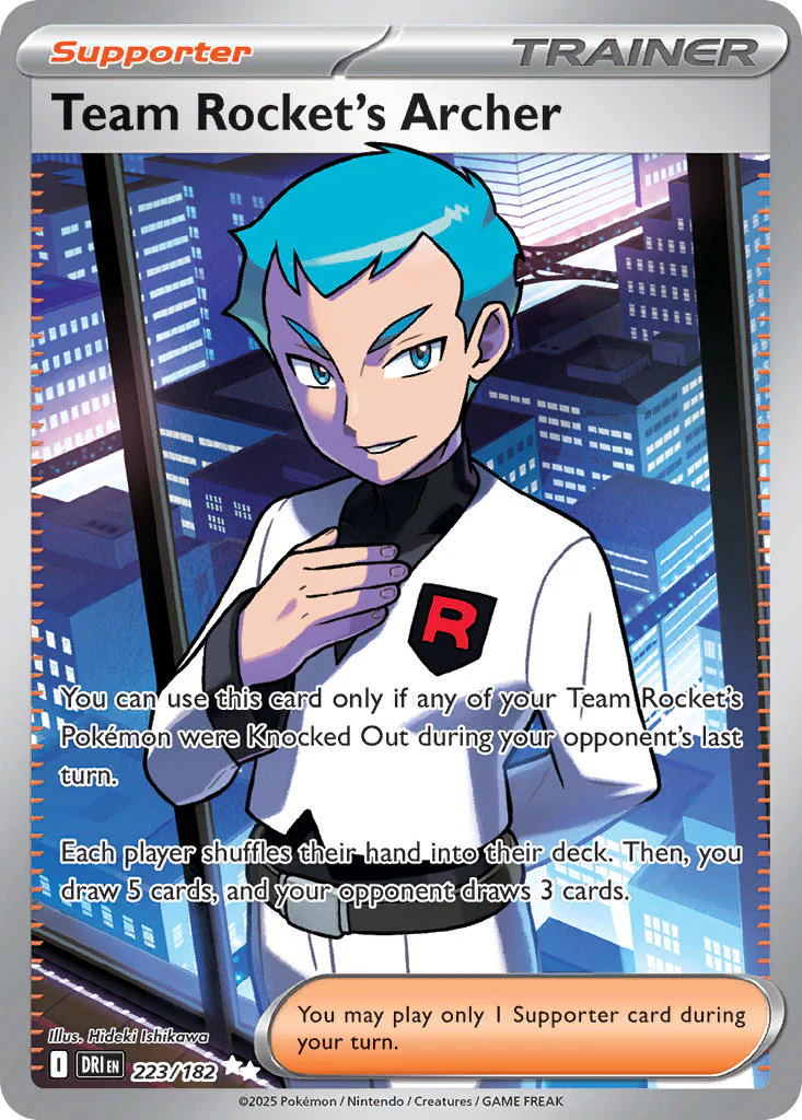 Destined Rivals 223 Team Rocket's Archer