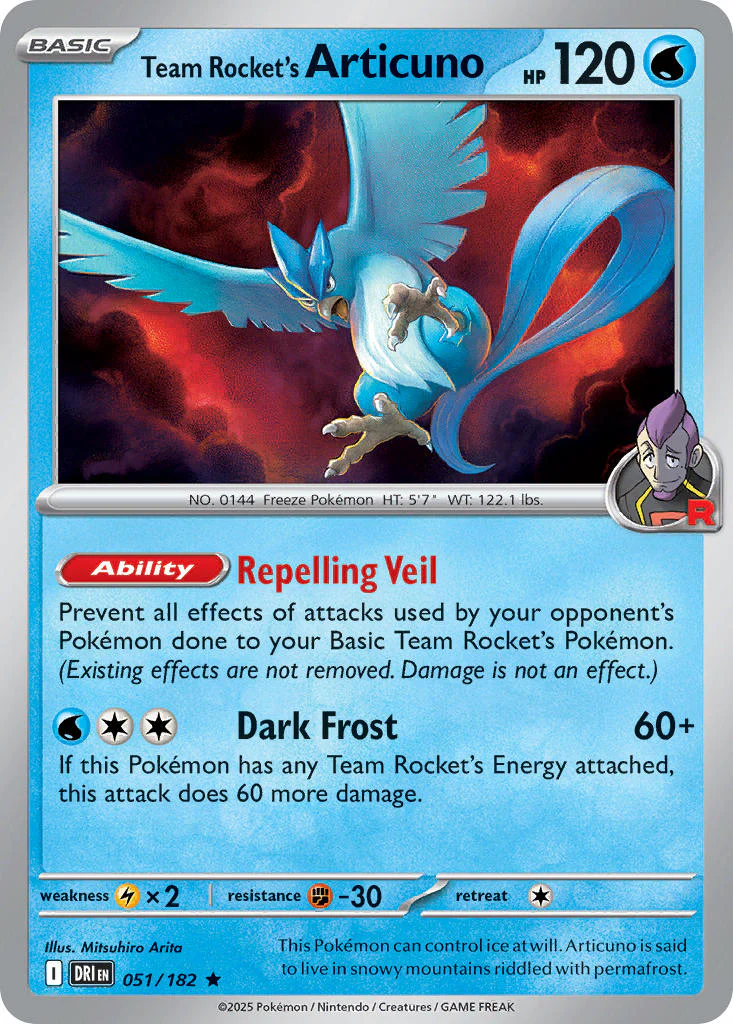 Destined Rivals 051 Team Rocket's Articuno