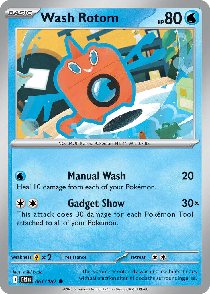 Destined Rivals 061 Wash Rotom