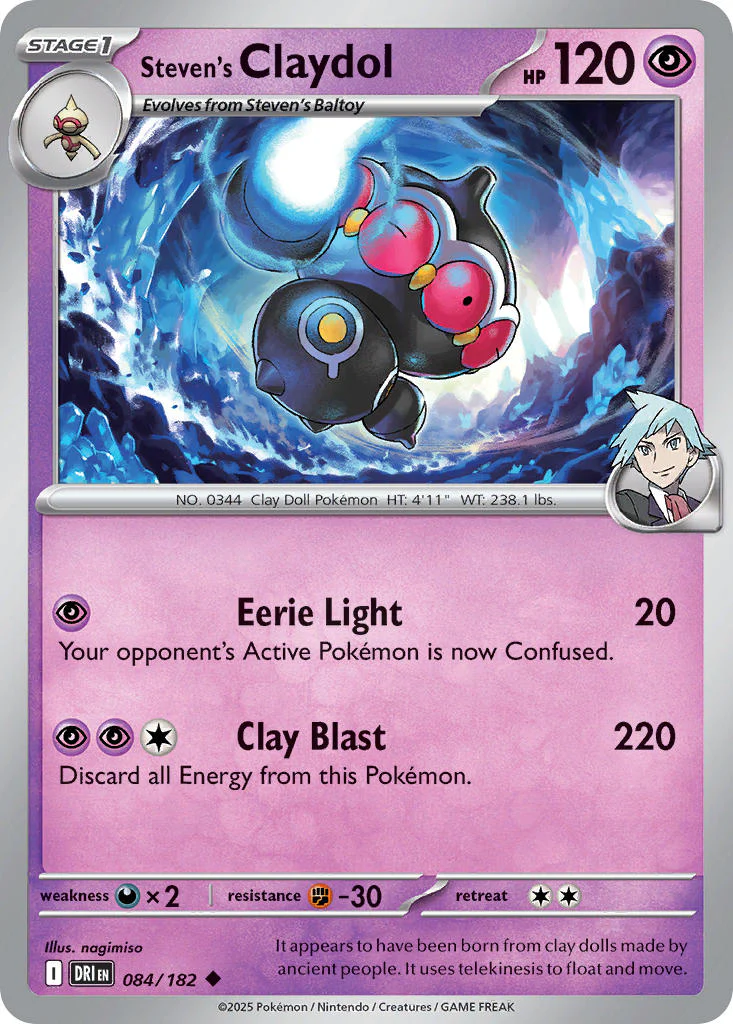 Destined Rivals 084 Steven's Claydol