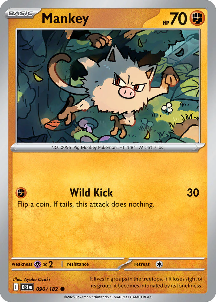 Destined Rivals 090 Mankey