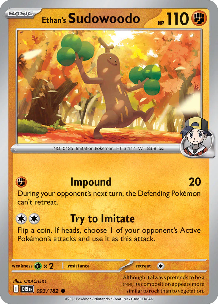 Destined Rivals 093 Ethan's Sudowoodo