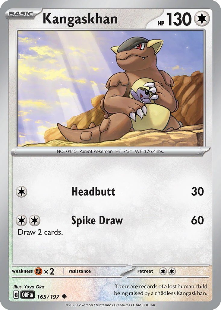 Obsidian Flames 165 Kangaskhan