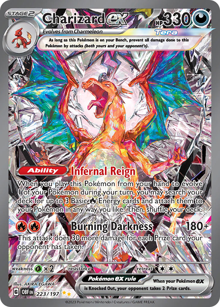 Obsidian Flames 223 Charizard ex