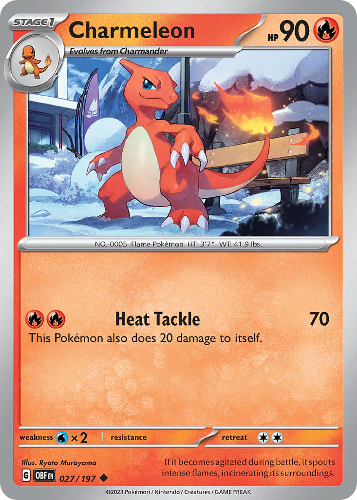 Obsidian Flames 027 Charmeleon