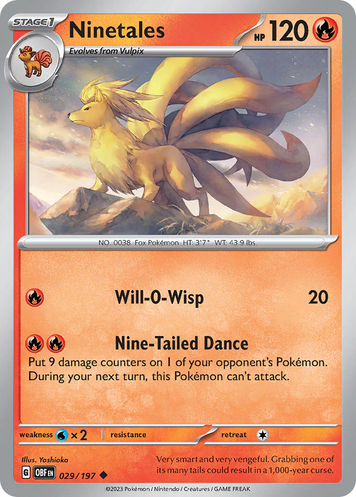 Obsidian Flames 029 Ninetales