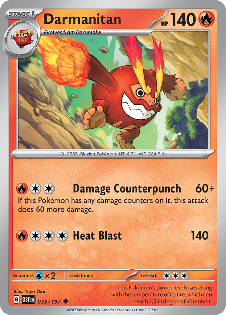 Obsidian Flames 035 Darmanitan