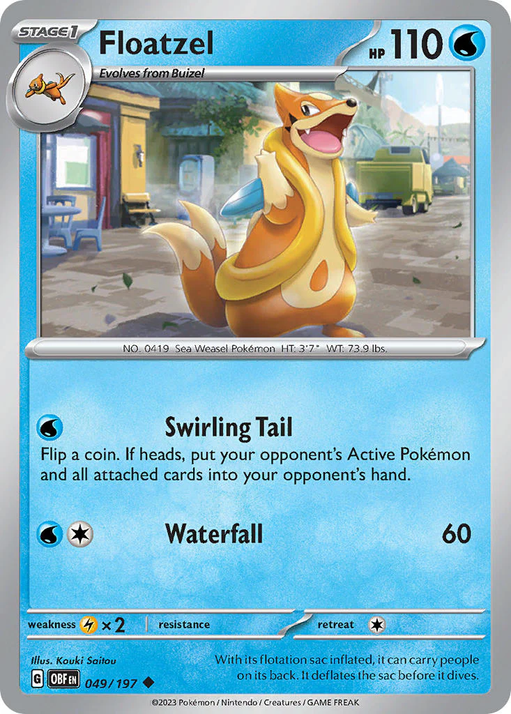Obsidian Flames 049 Floatzel