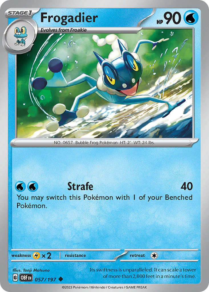 Obsidian Flames 057 Frogadier