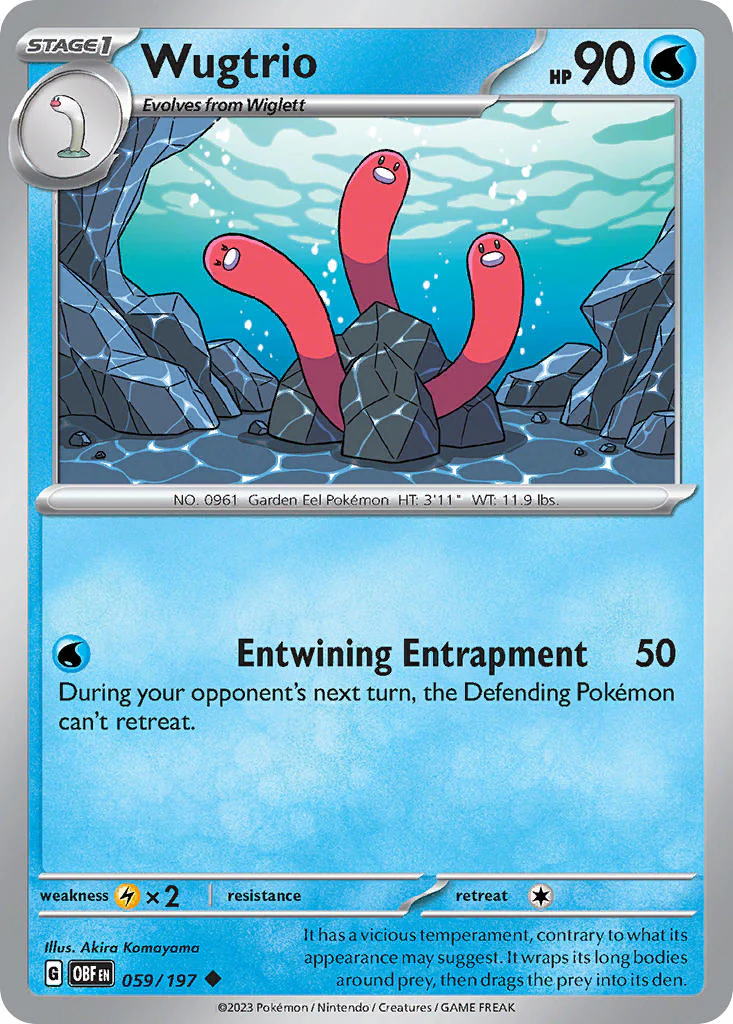 Obsidian Flames 059 Wugtrio