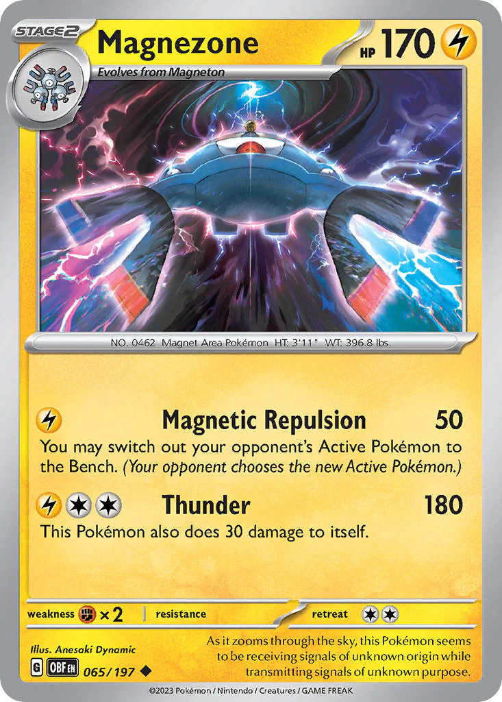Obsidian Flames 065 Magnezone