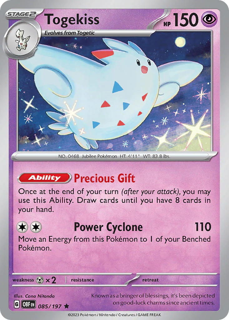 Obsidian Flames 085 Togekiss