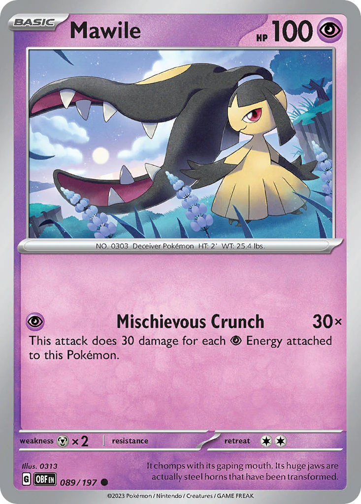 Obsidian Flames 089 Mawile