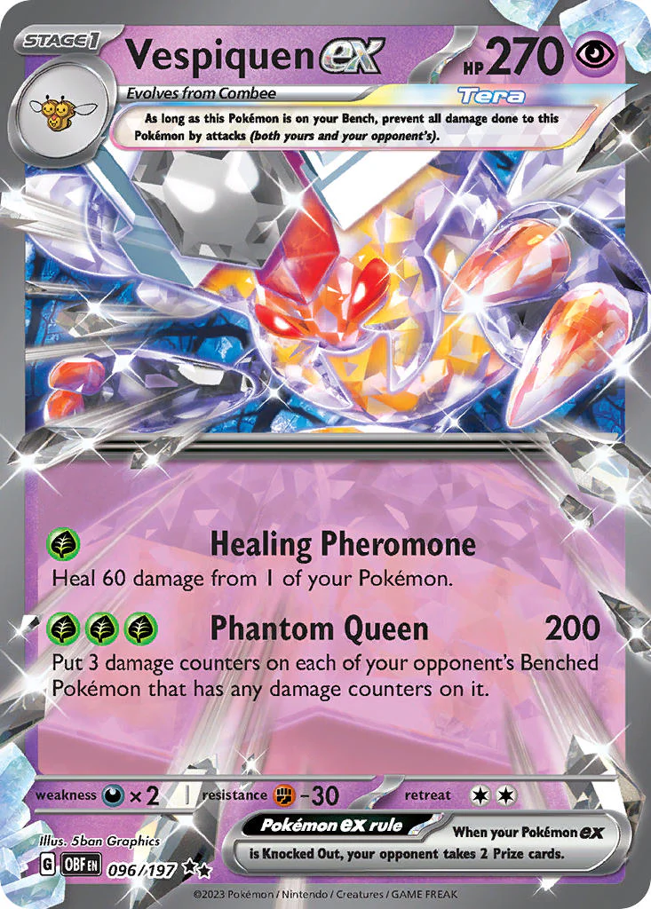 Obsidian Flames 096 Vespiquen ex