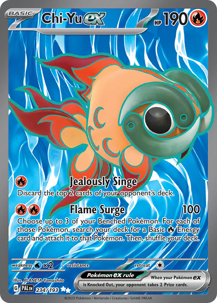 Paldea Evolved 234 Chi-Yu ex