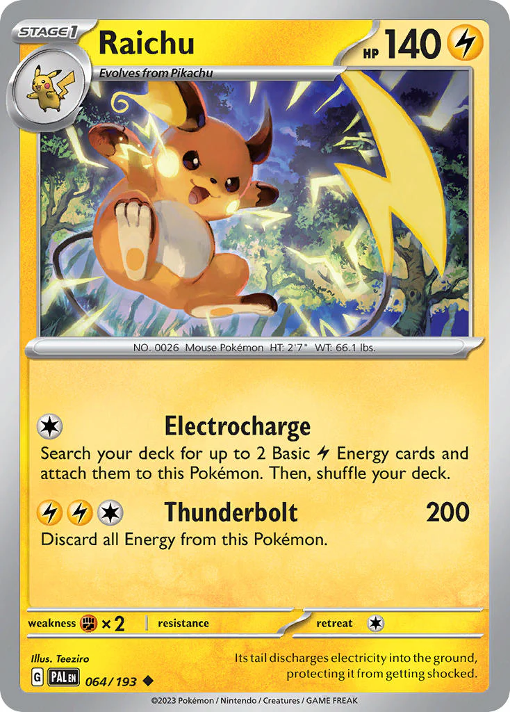Paldea Evolved 064 Raichu