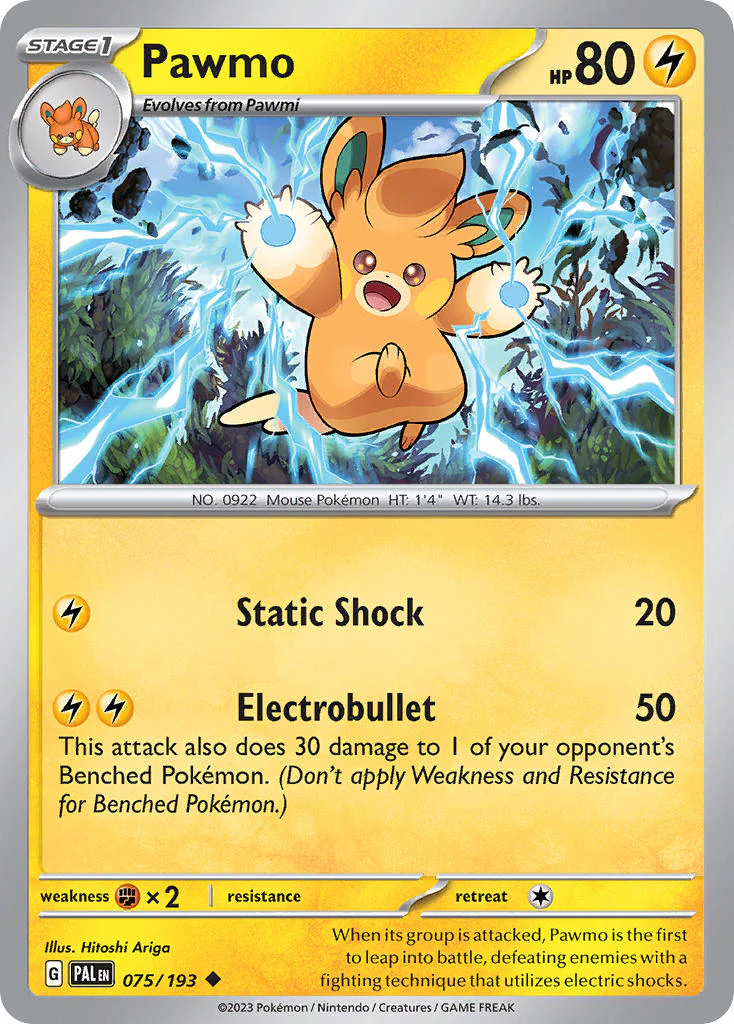 Paldea Evolved 075 Pawmo