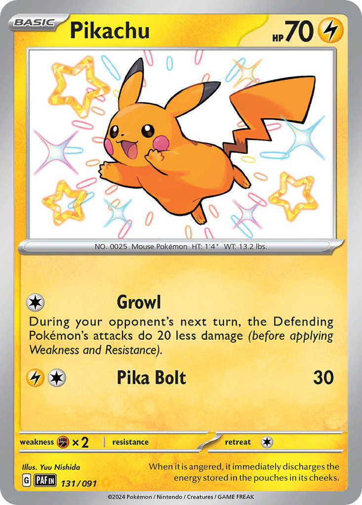 Paldean Fates 131 Pikachu