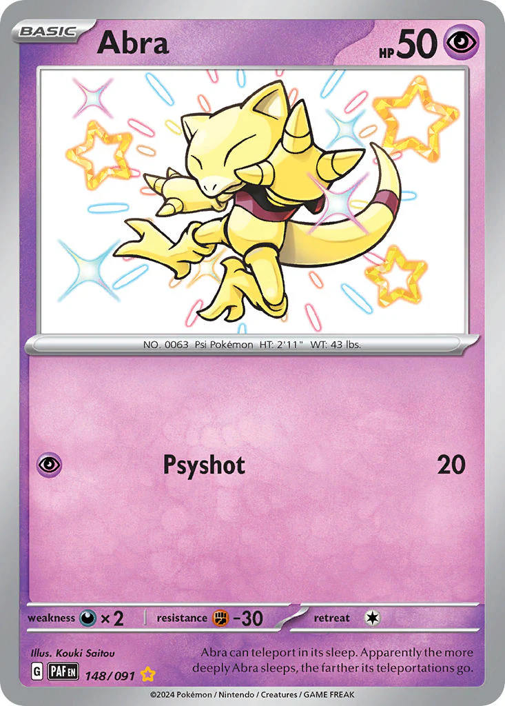 Paldean Fates 148 Abra