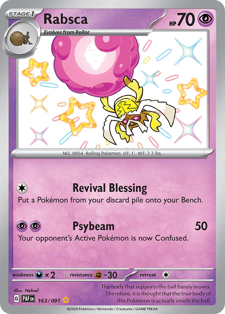Paldean Fates 163 Rabsca