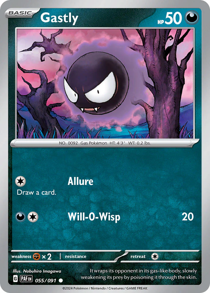Paldean Fates 055 Gastly