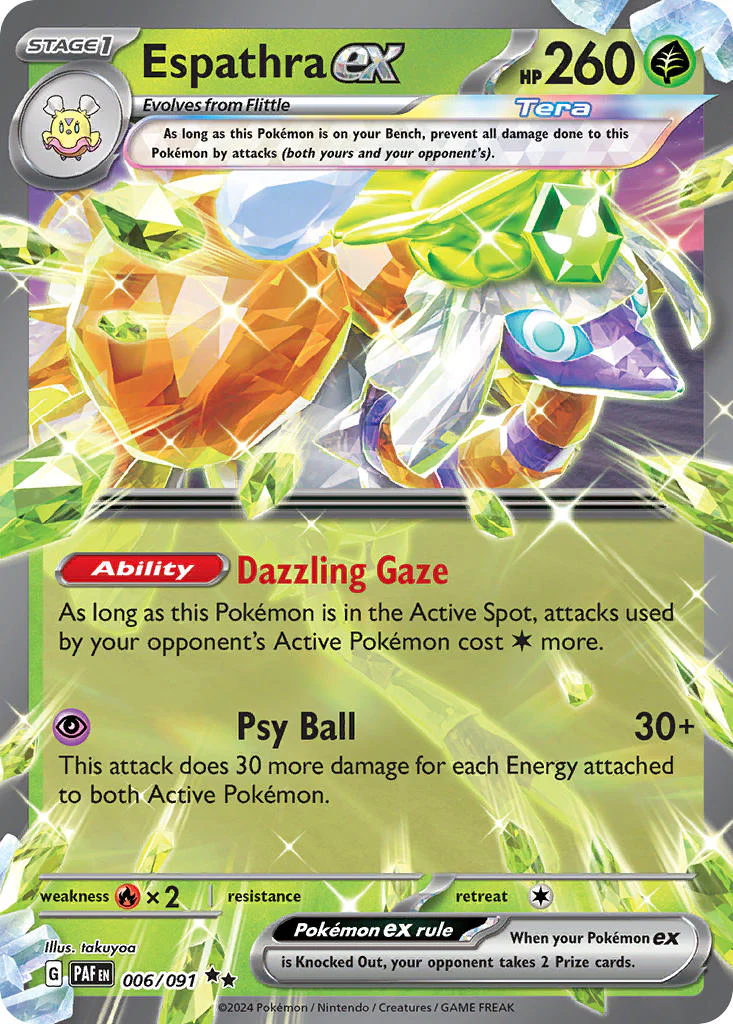 Paldean Fates 006 Espathra ex