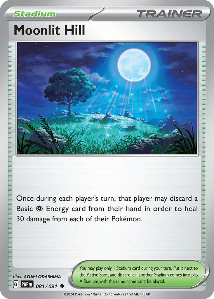 Paldean Fates 081 Moonlit Hill